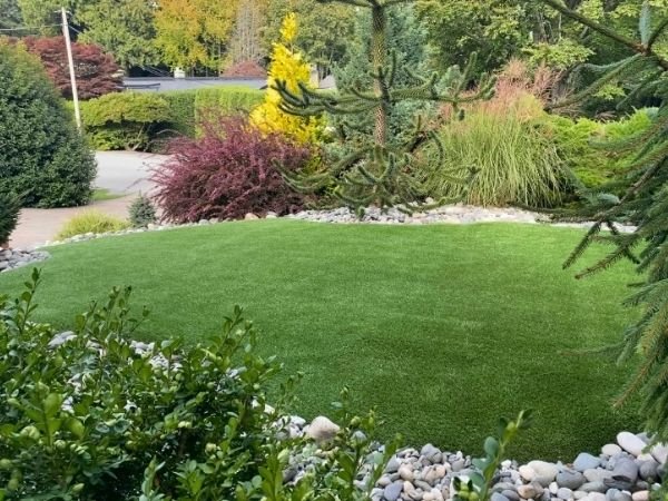 Garden turf install