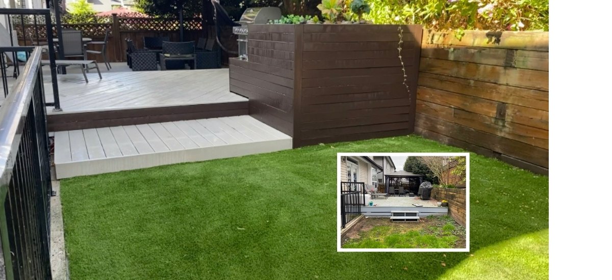 Garden turf installation
