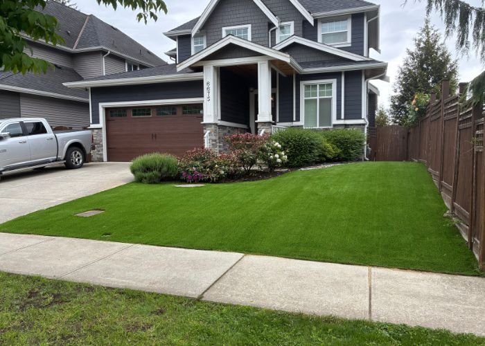 Front yard installation